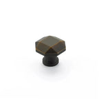 Schaub Perilla Menlo Park Faceted, 1-1/4" — Bronce Antiguo