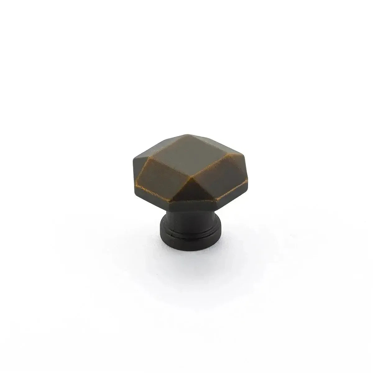 Schaub Perilla Menlo Park Faceted, 1-1/4" — Bronce Antiguo