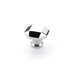 Schaub Perilla Menlo Park Faceted, 1-1/4" — Cromo Pulido