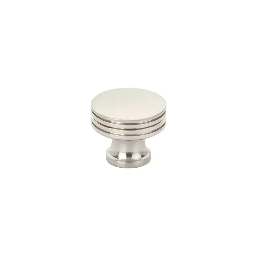 Schaub Perilla Menlo Park Ridged, 1-1/4" — Níquel Cepillado