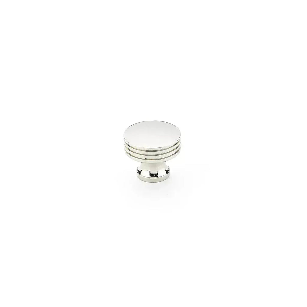 Schaub Perilla Menlo Park Ridged, 1-1/4" — Níquel Pulido