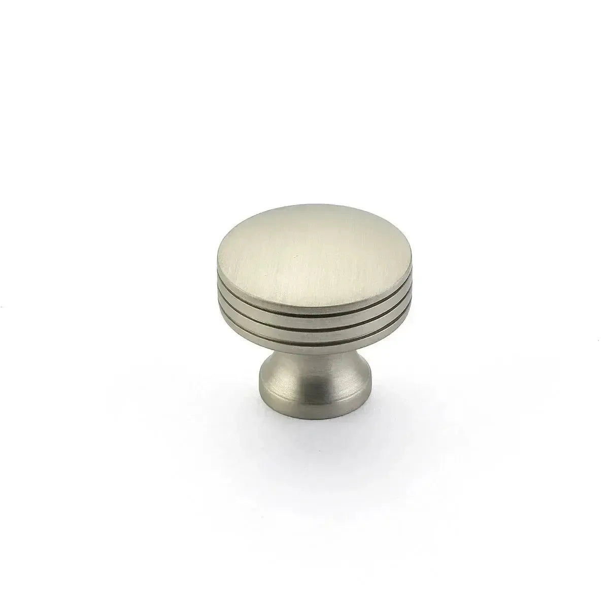 Schaub Perilla Menlo Park Ridged, 1-1/4" — Níquel Satinado