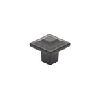 Schaub Perilla Menlo Park Cuadrada, 1-1/4" — Negro Mate