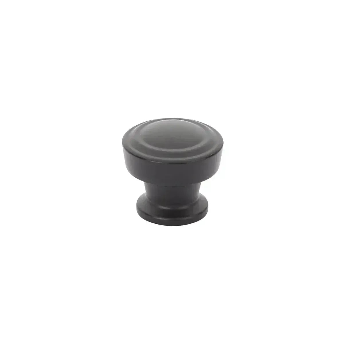 Schaub Perilla Menlo Park Escalonada Redonda, 1-1/4" — Negro Mate
