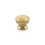 Schaub Perilla Menlo Park Escalonada Redonda, 1-1/4" — Latón Satinado Signature