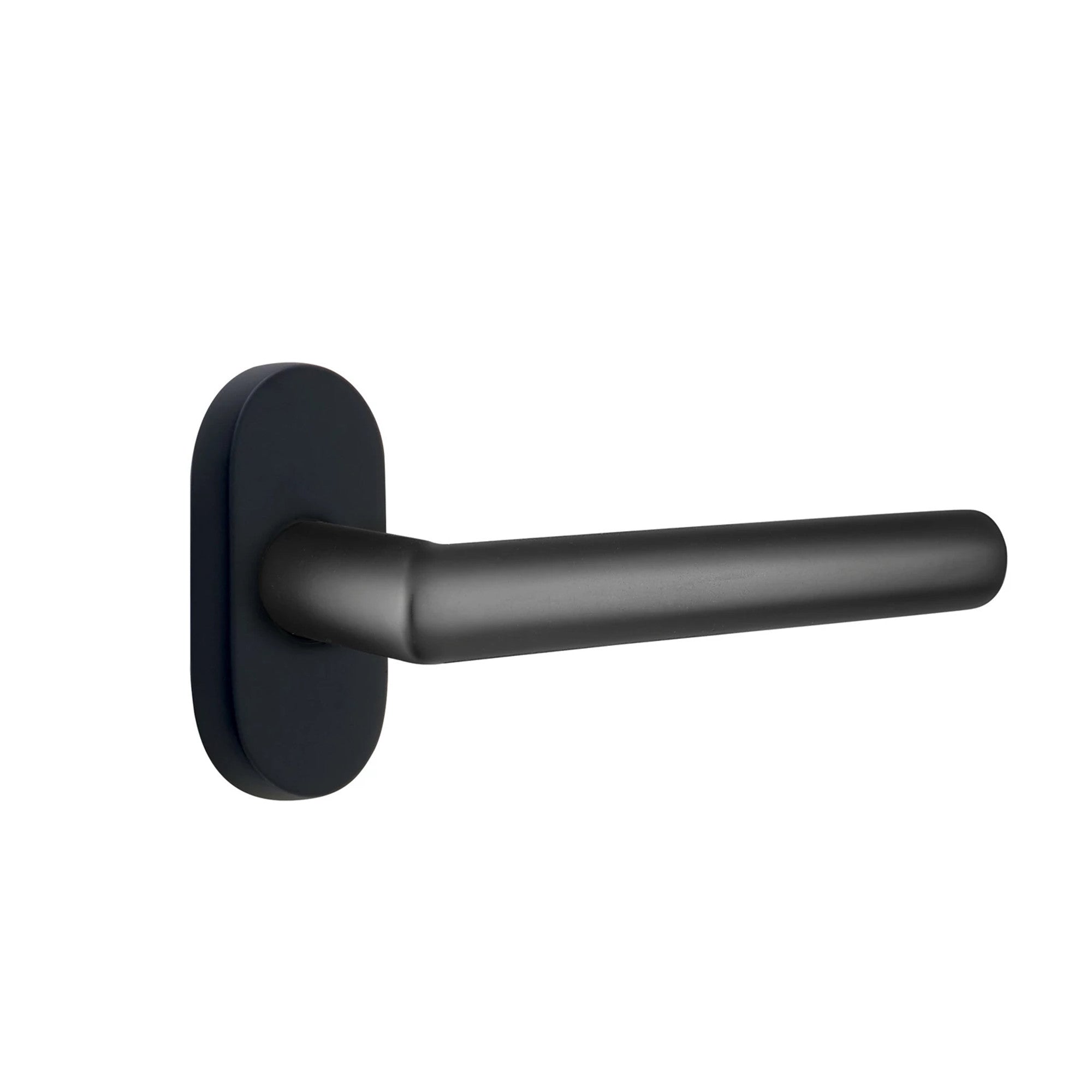 Negro Mate · 1-1/2" x3" Oval Rosette