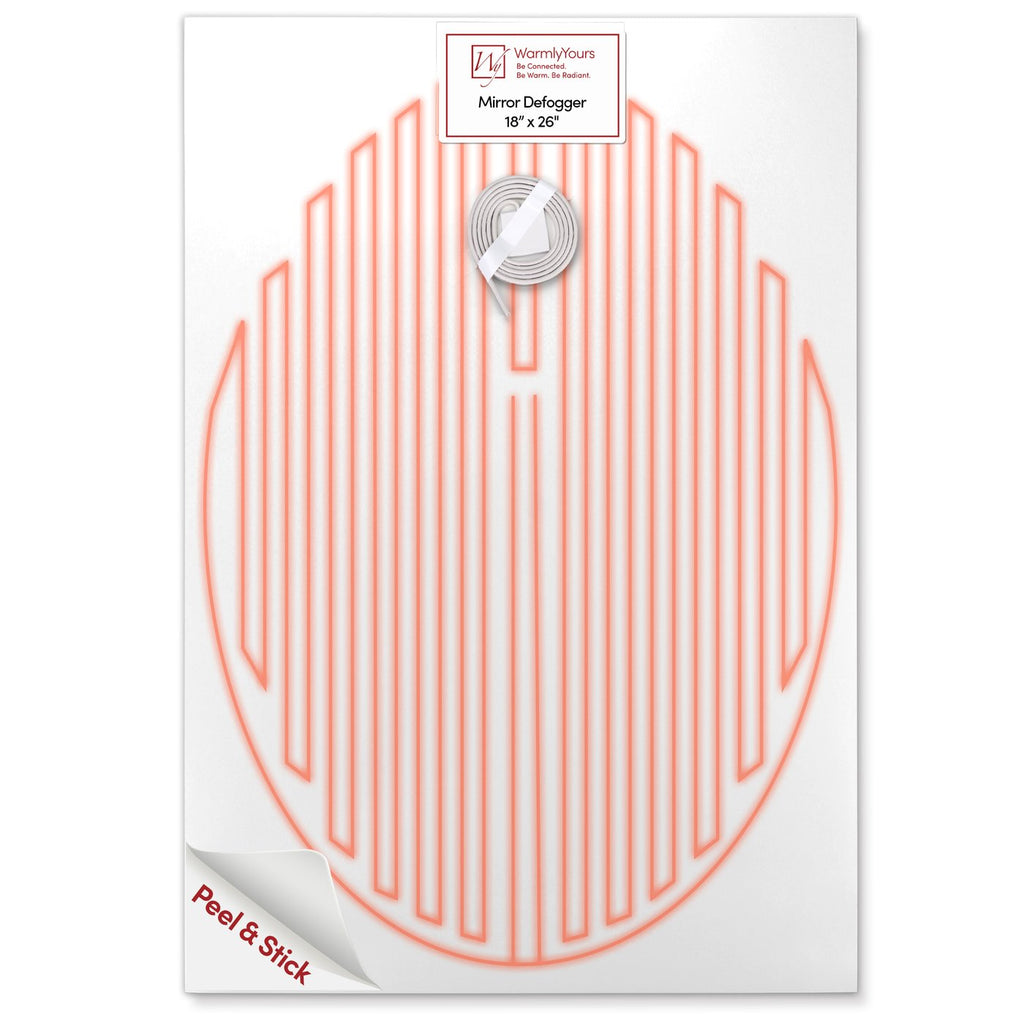 Antiempañante para Espejo FoggFree — Ovalado 46 x 66 cm (18"x26")