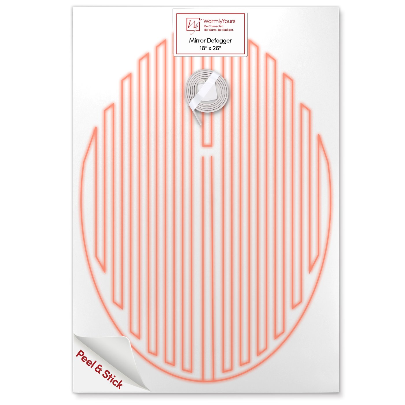 Antiempañante para Espejo FoggFree — Ovalado 46 x 66 cm (18"x26")
