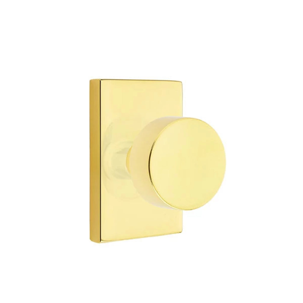 Latón sin Laca · Modern Rectangular Rosette