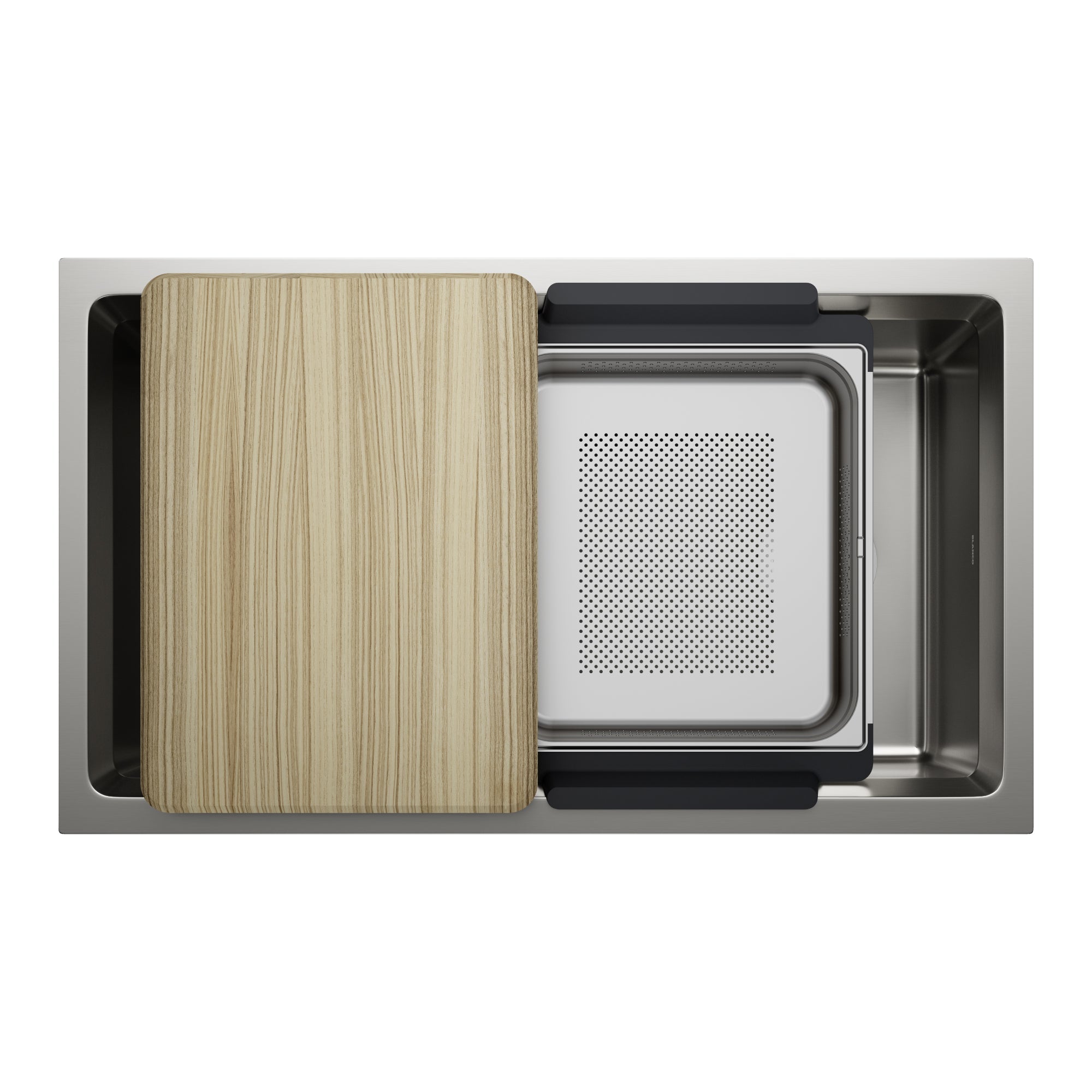 Blanco Inteos 33″ Workstation — Tarja de Acero Inoxidable — vista 2