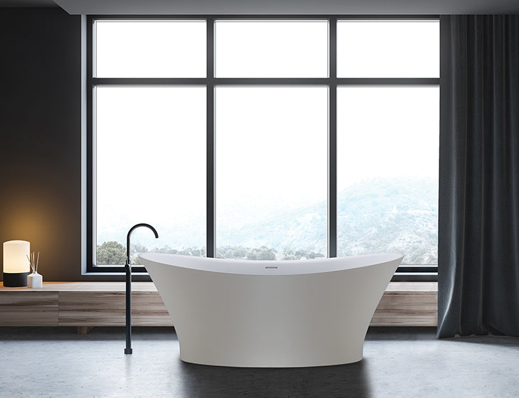 MTI Mallory bañera independiente de SculptureStone — vista de producto