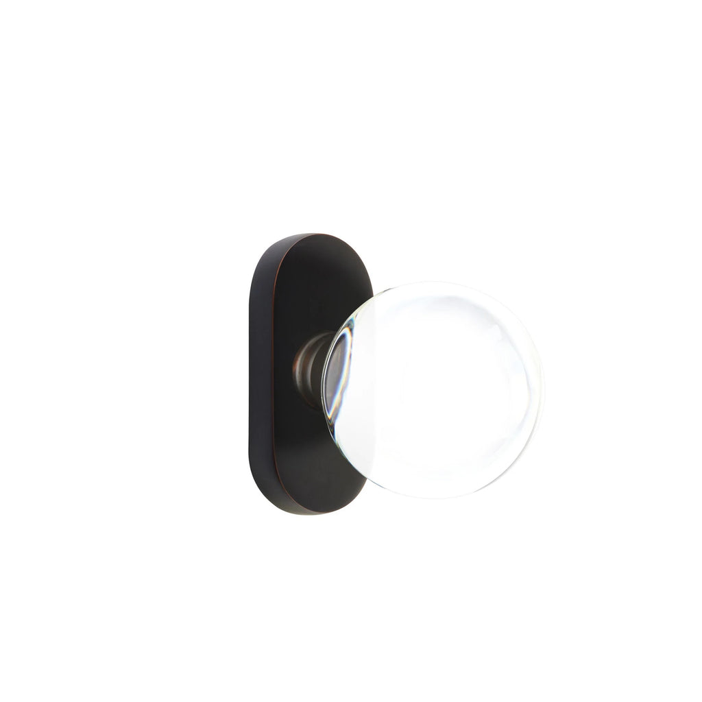 Bronce Aceitado · 1-1/2" x3" Oval Rosette