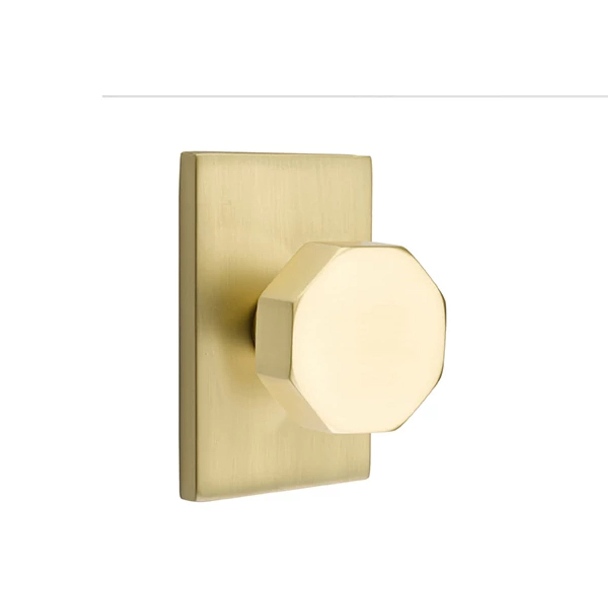 Latón Satinado · Modern Rectangular Rosette