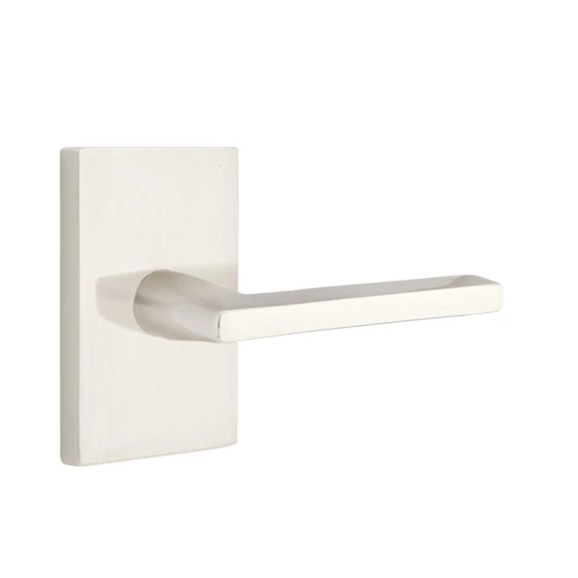 Níquel Satinado · Modern Rectangular Rosette