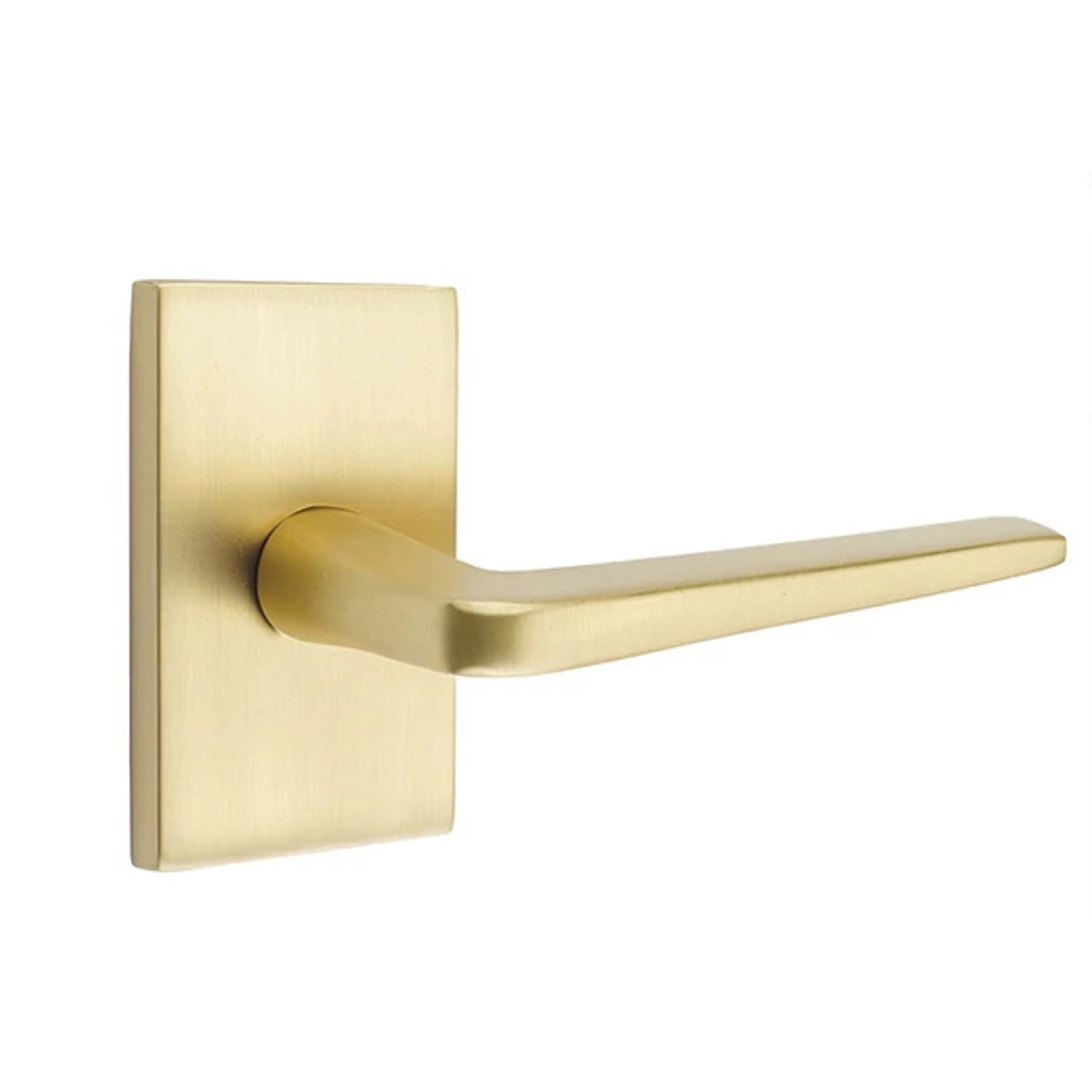 Latón Satinado · Modern Rectangular Rosette