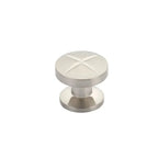 Schaub Perilla Northport Redonda, 1-3/8" diám. — Níquel Cepillado