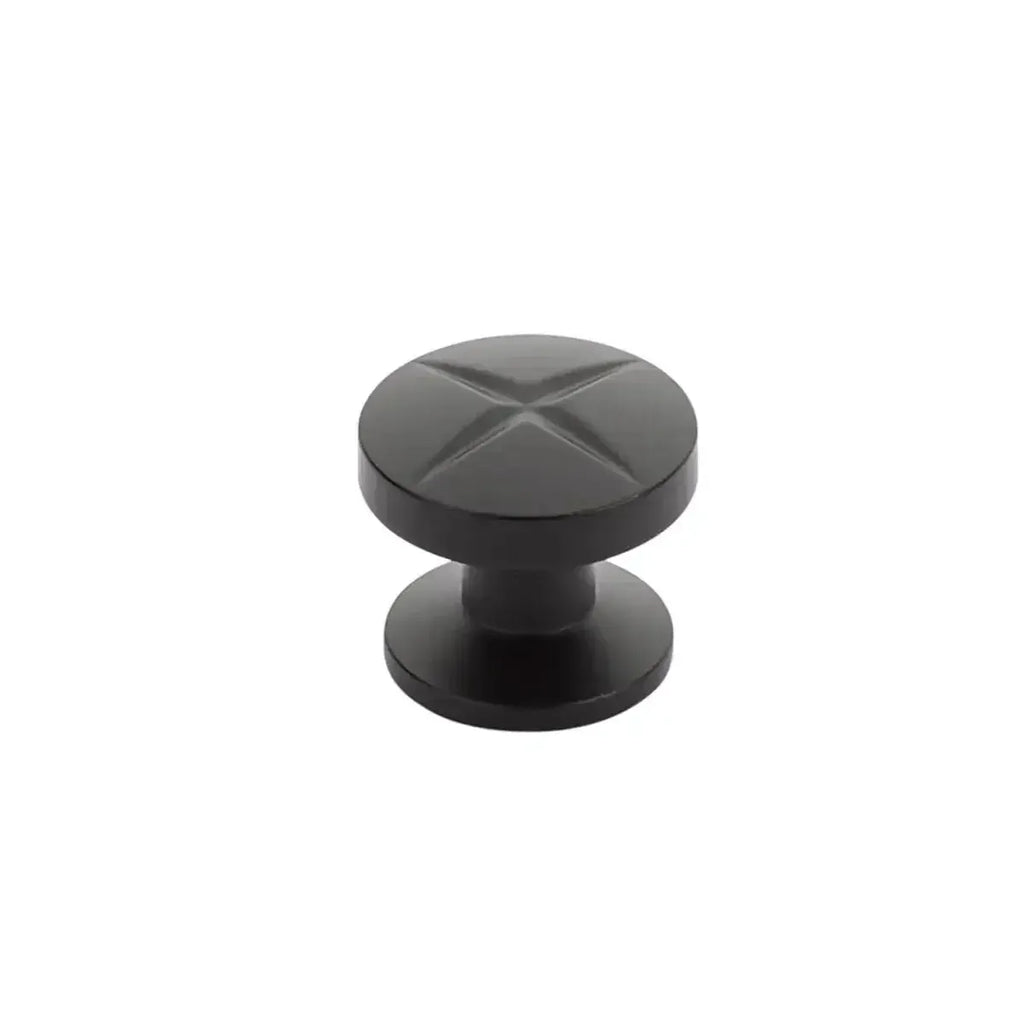 Schaub Perilla Northport Redonda, 1-3/8" diám. — Negro Mate