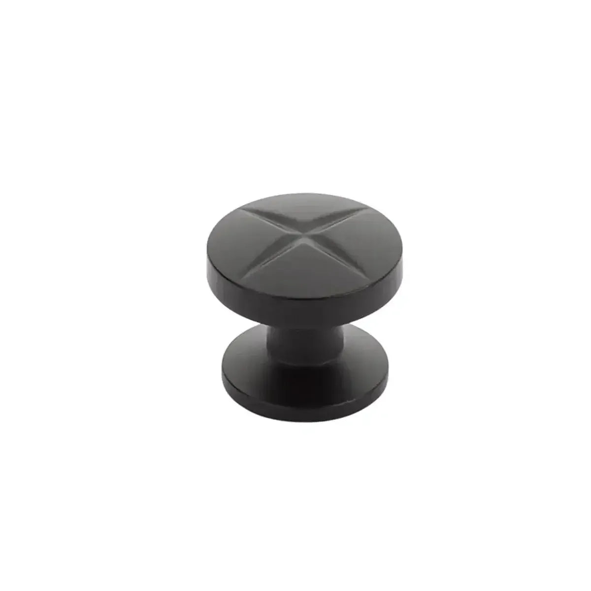 Schaub Perilla Northport Redonda, 1-3/8" diám. — Negro Mate