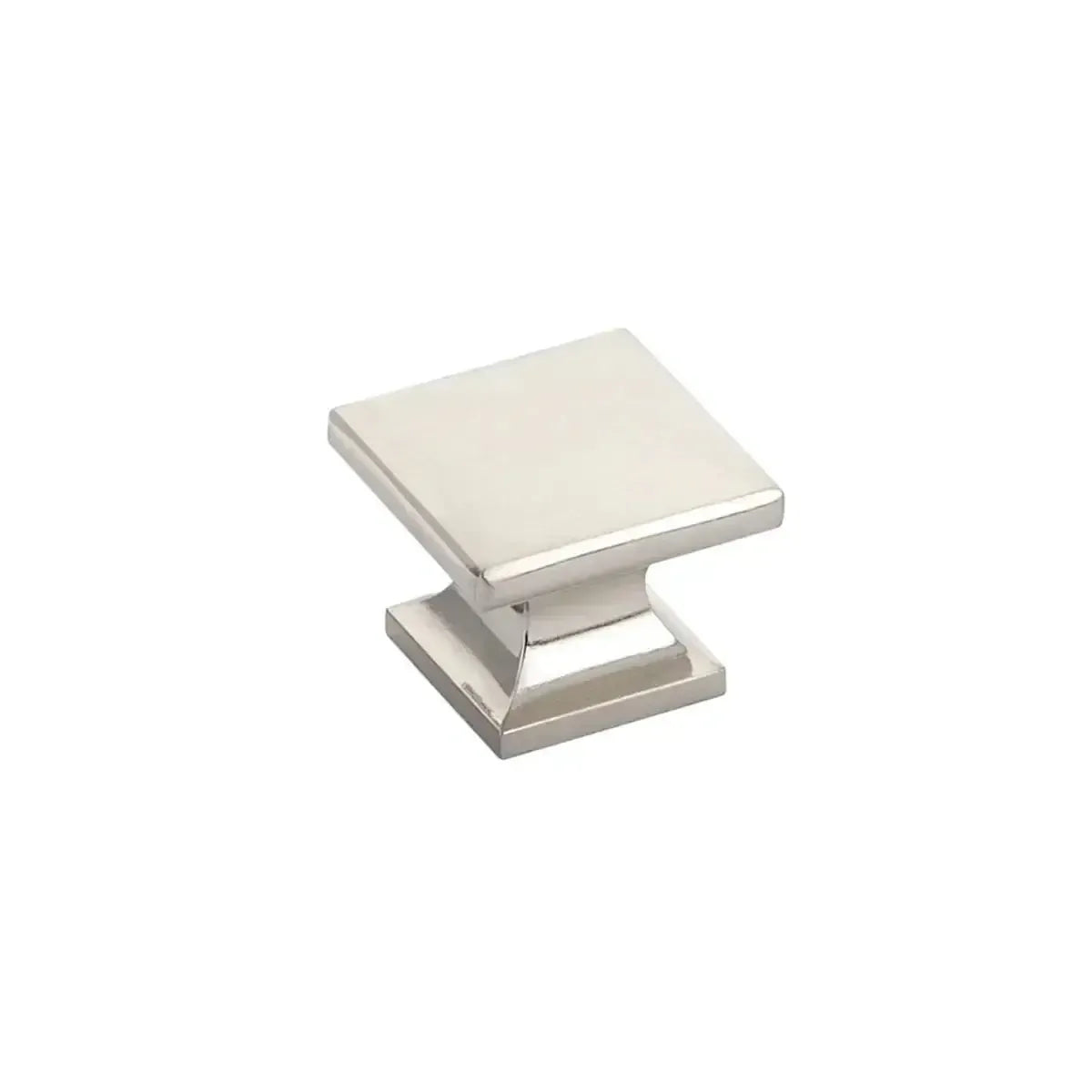 Schaub Perilla Northport Lisa Cuadrada, 1-3/8" diám. — Níquel Cepillado
