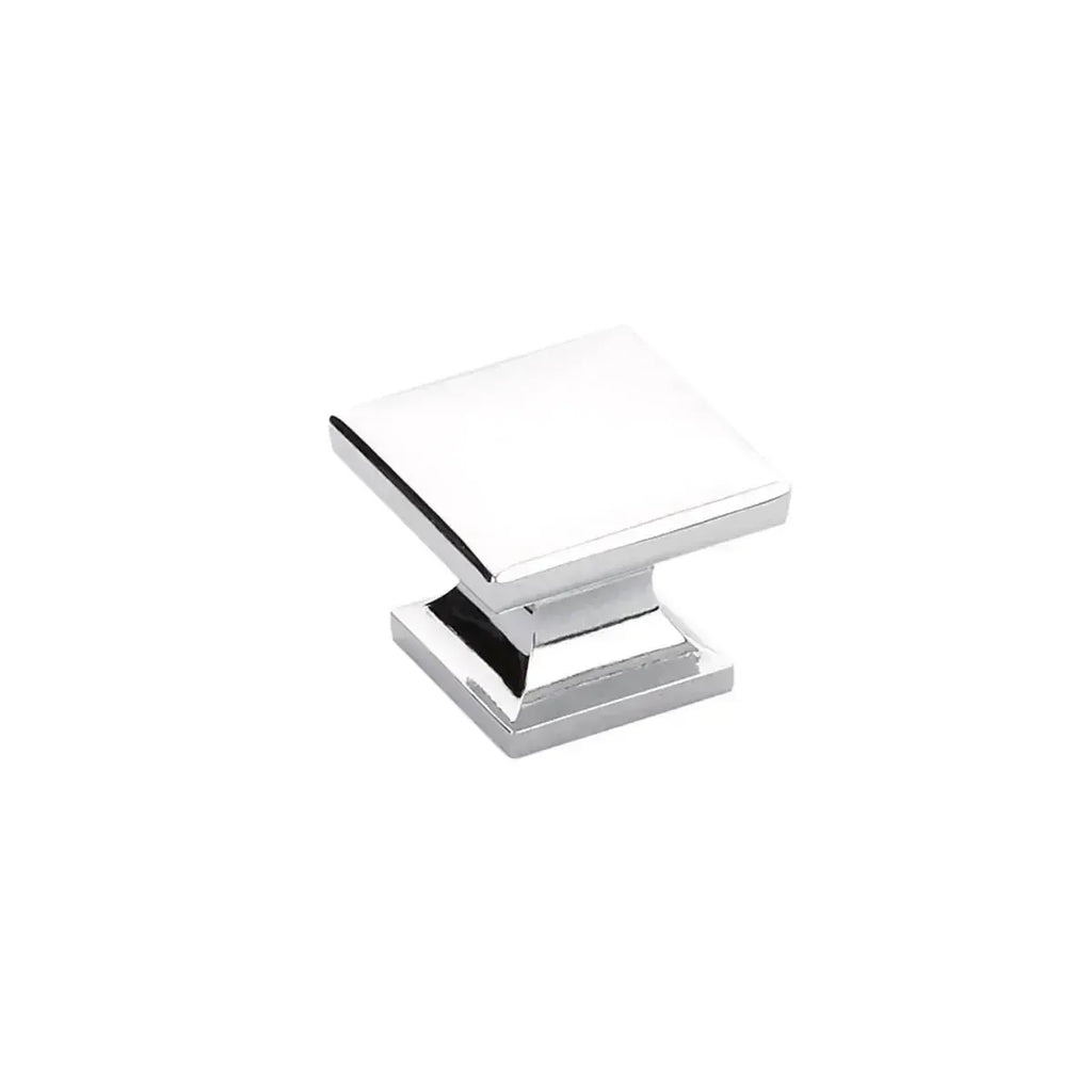 Schaub Perilla Northport Lisa Cuadrada, 1-3/8" diám. — Cromo Pulido