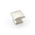 Schaub Perilla Northport Lisa Cuadrada, 1-3/8" diám. — Níquel Satinado