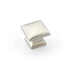 Schaub Perilla Northport Lisa Cuadrada, 1-3/8" diám. — Níquel Satinado
