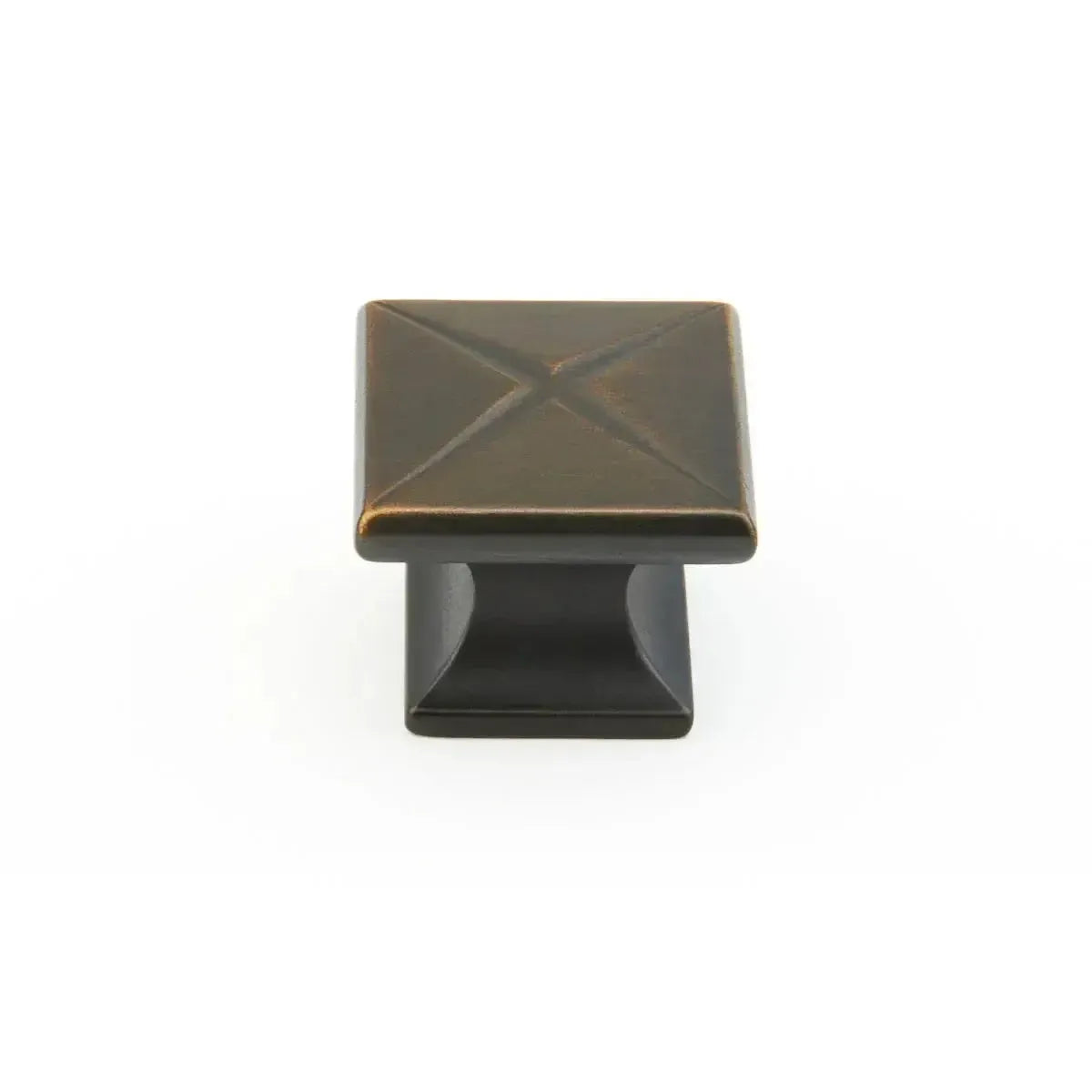 Schaub Perilla Northport Cuadrada, 1-3/8" diám. — Bronce Antiguo