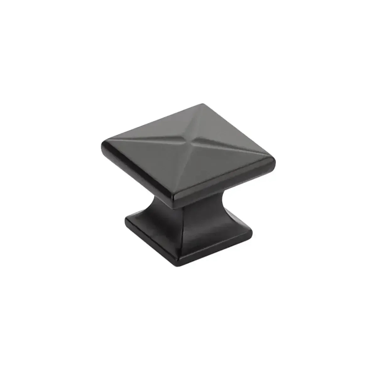 Schaub Perilla Northport Cuadrada, 1-3/8" diám. — Negro Mate