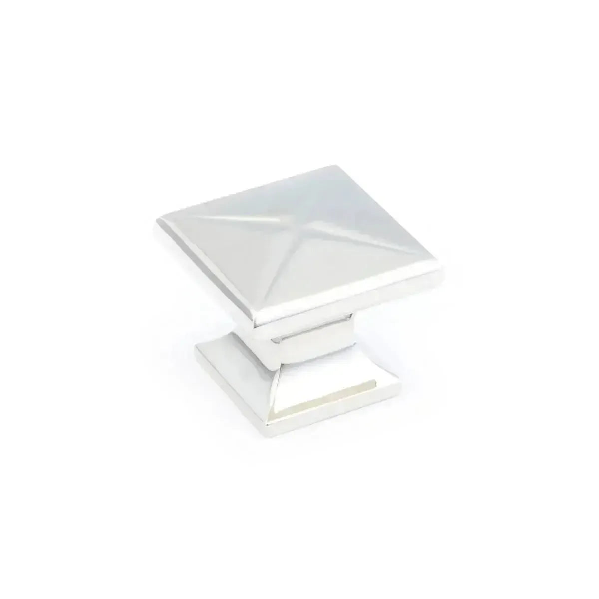 Schaub Perilla Northport Cuadrada, 1-3/8" diám. — Níquel Pulido