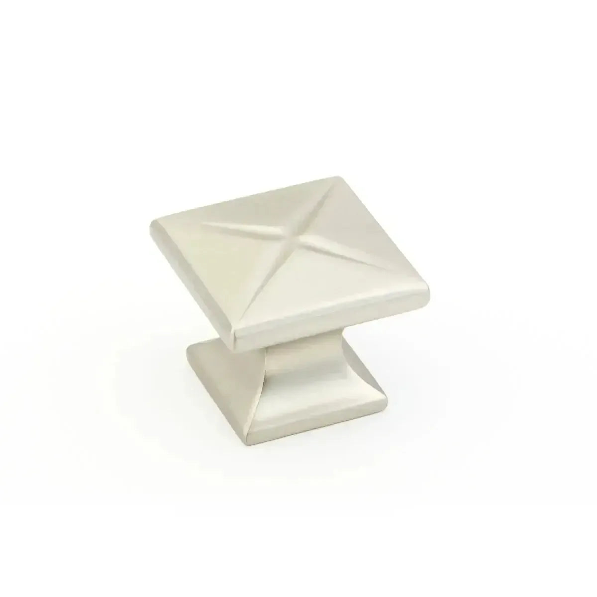 Schaub Perilla Northport Cuadrada, 1-3/8" diám. — Níquel Satinado