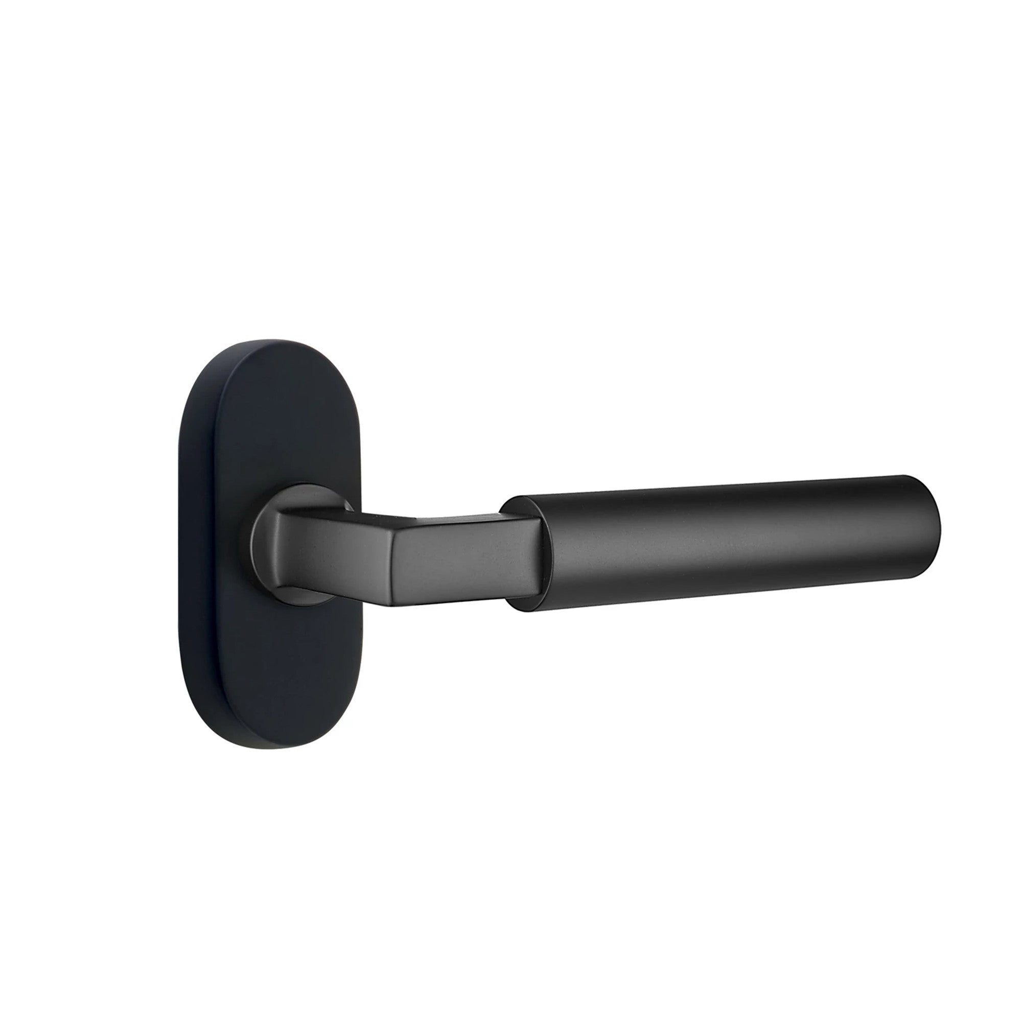 Negro Mate · 1-1/2" x3" Oval Rosette