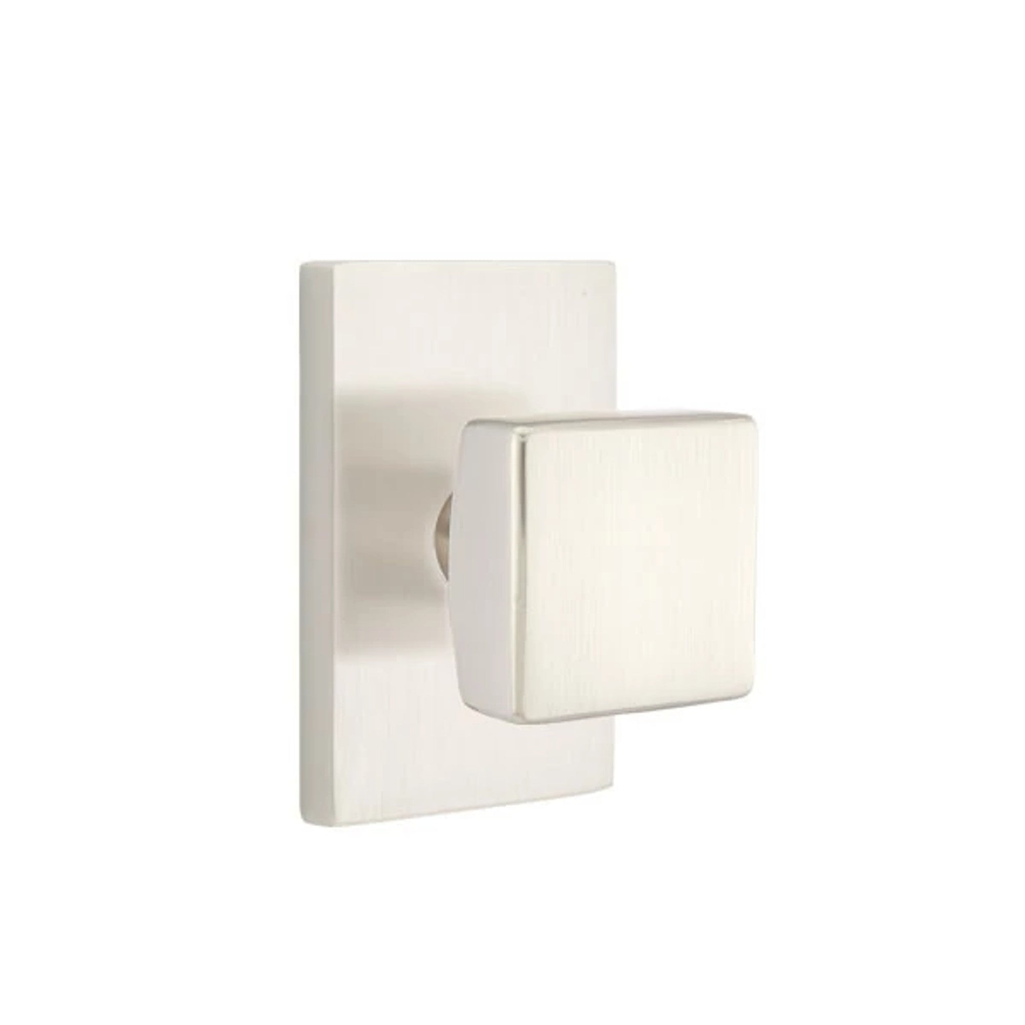 Níquel Satinado · Modern Rectangular Rosette