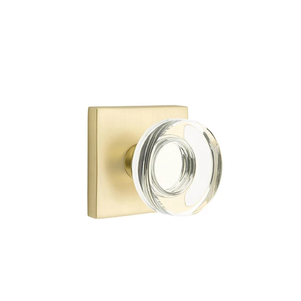 Latón Satinado · Square Rosette