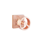 Oro Rosa Satinado · Square Rosette