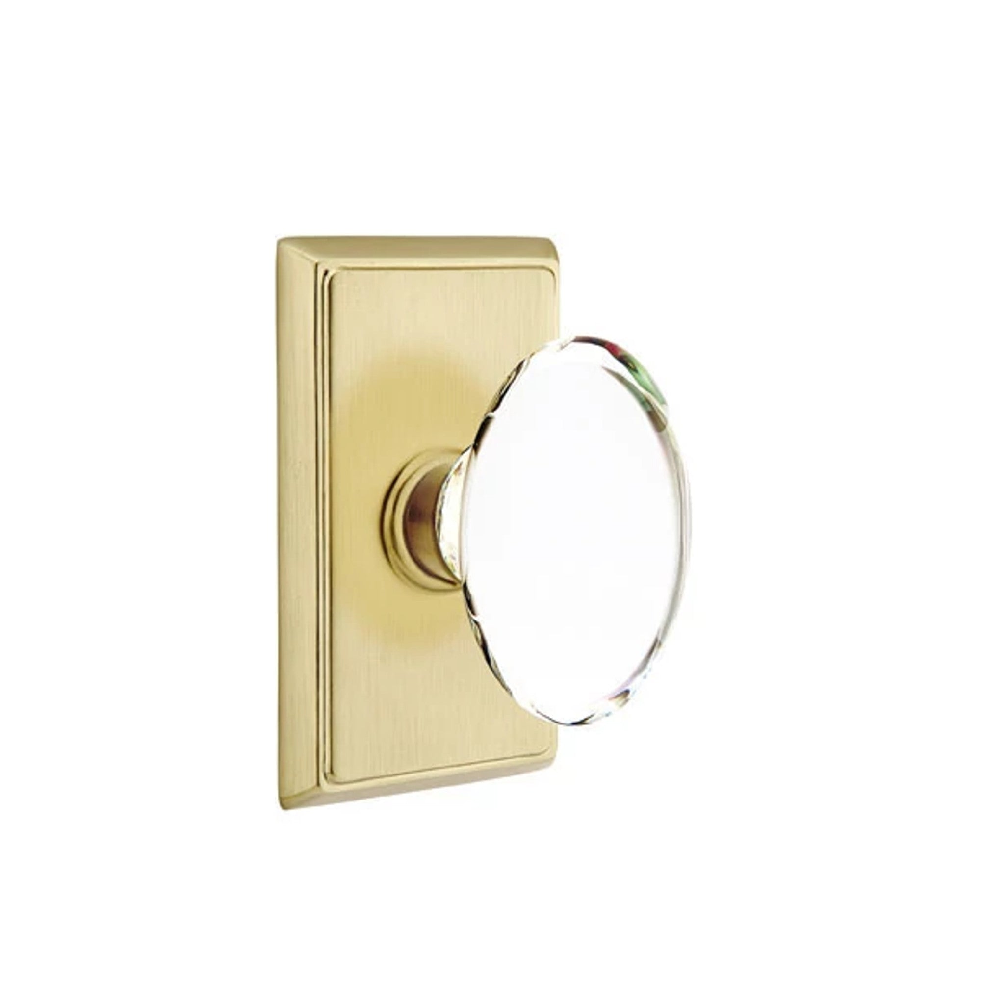 Latón Satinado · Rectangular Rosette