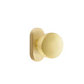 Latón Satinado · 1-1/2" x3" Oval Rosette