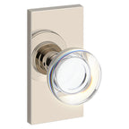 Baldwin Hardware Reserve Perilla Contemporary Crystal — Níquel pulido Lifetime — Contemporary 5 — Paso