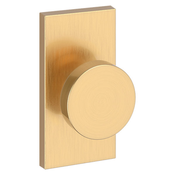 Baldwin Hardware Reserve Perilla Contemporary — Latón satinado Lifetime — Contemporary 5 — Paso