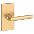 Baldwin Hardware Reserve Manija Tube — Latón satinado Lifetime — Contemporary 5 — Paso