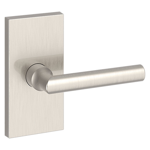 Baldwin Hardware Reserve Manija Tube — Níquel satinado — Contemporary 5 — Paso