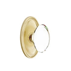 Latón Satinado · Oval Rosette
