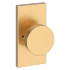 Baldwin Hardware Reserve Perilla Contemporary — Latón satinado Lifetime — Contemporary 5 — Privacidad