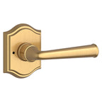 Baldwin Hardware Reserve Manija Federal — Latón satinado Lifetime — Traditional Arch — Privacidad