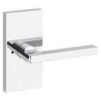 Baldwin Hardware Reserve Manija Square — Cromo pulido — Contemporary 5 — Privacidad