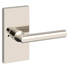 Baldwin Hardware Reserve Manija Tube — Níquel pulido Lifetime — Contemporary 5 — Privacidad