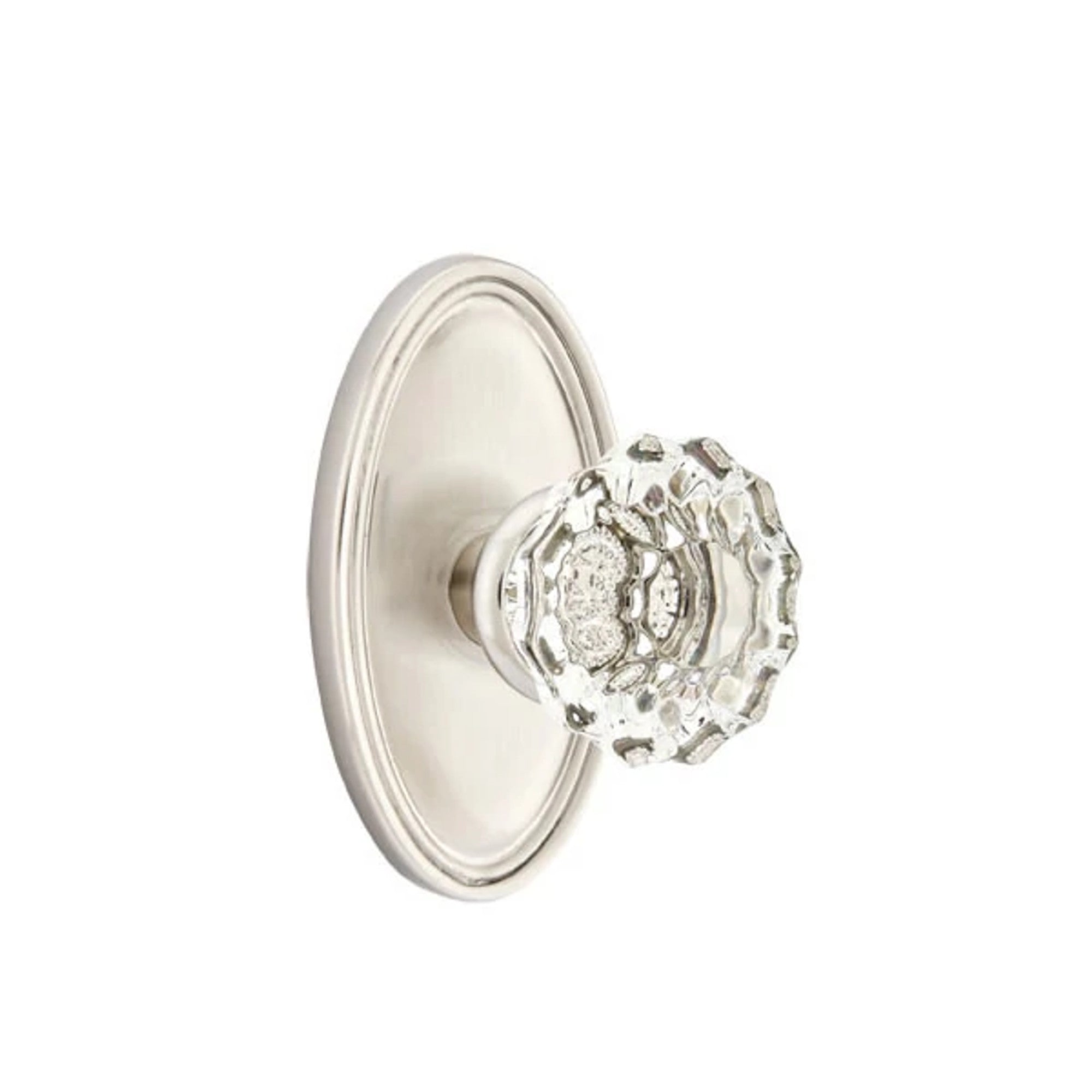 Níquel Satinado · Oval Rosette