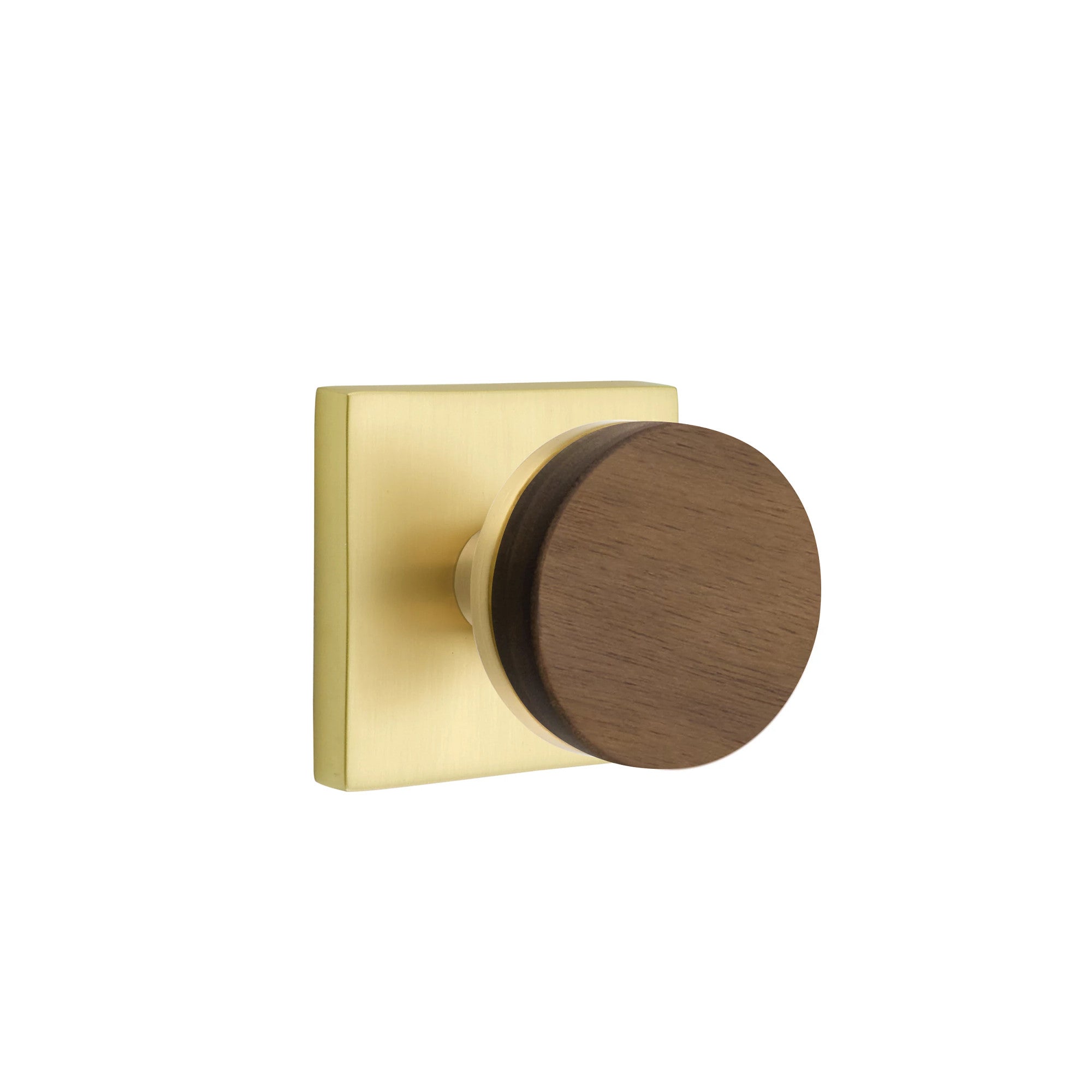 Latón Satinado · Square Rosette