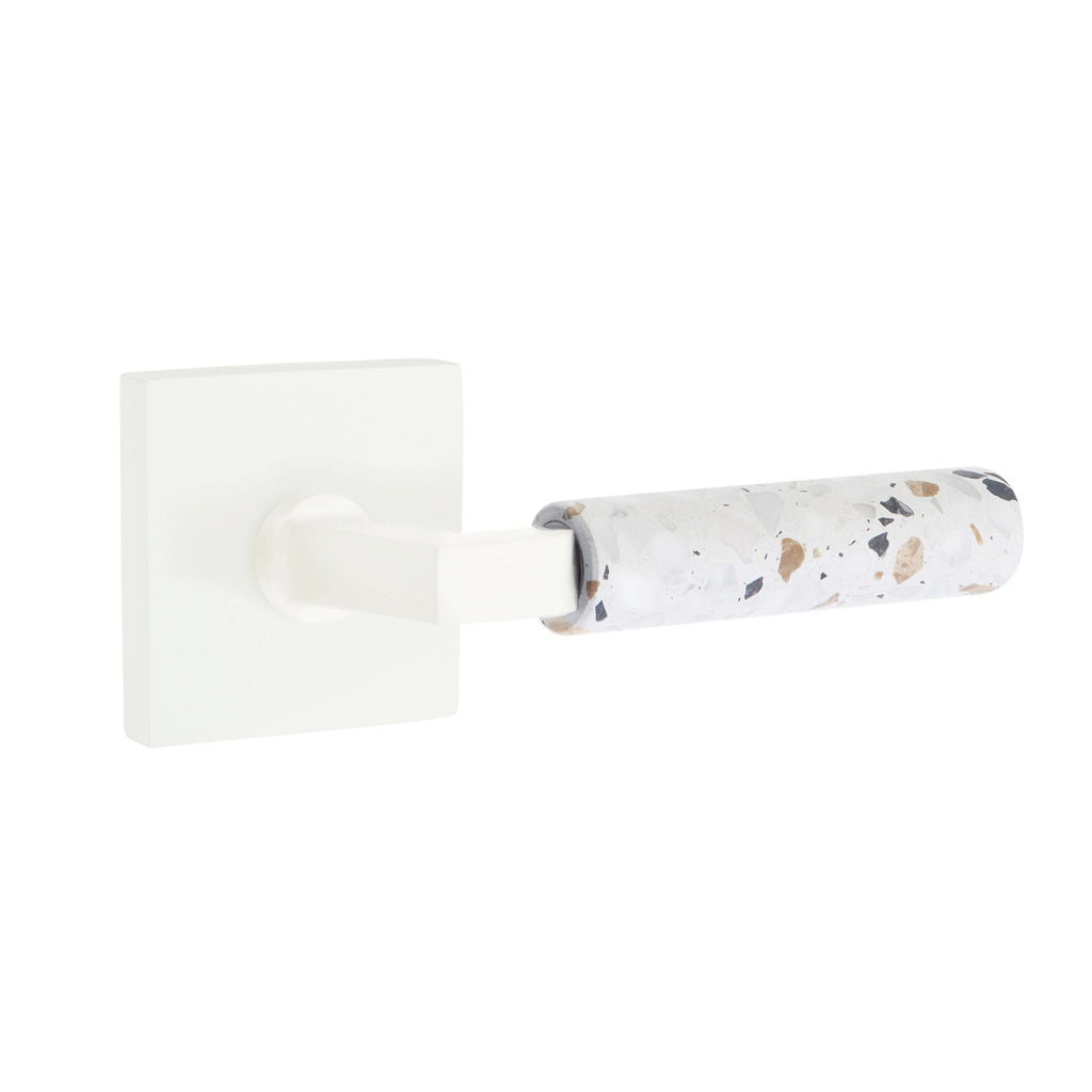 Blanco Mate · Square Rosette