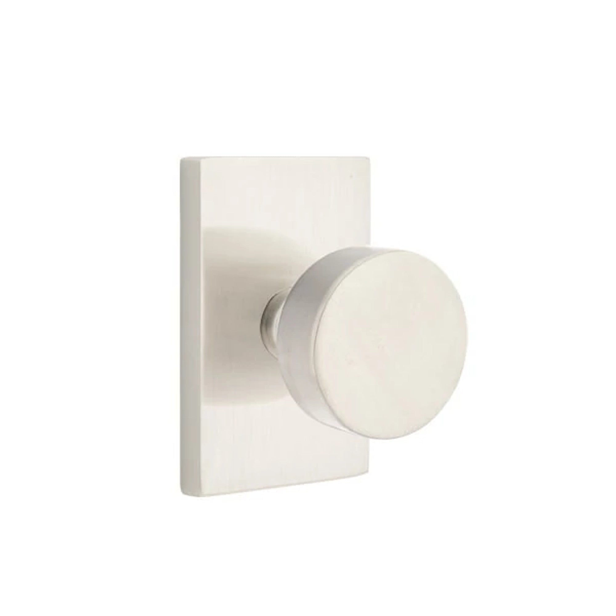 Níquel Satinado · Modern Rectangular Rosette