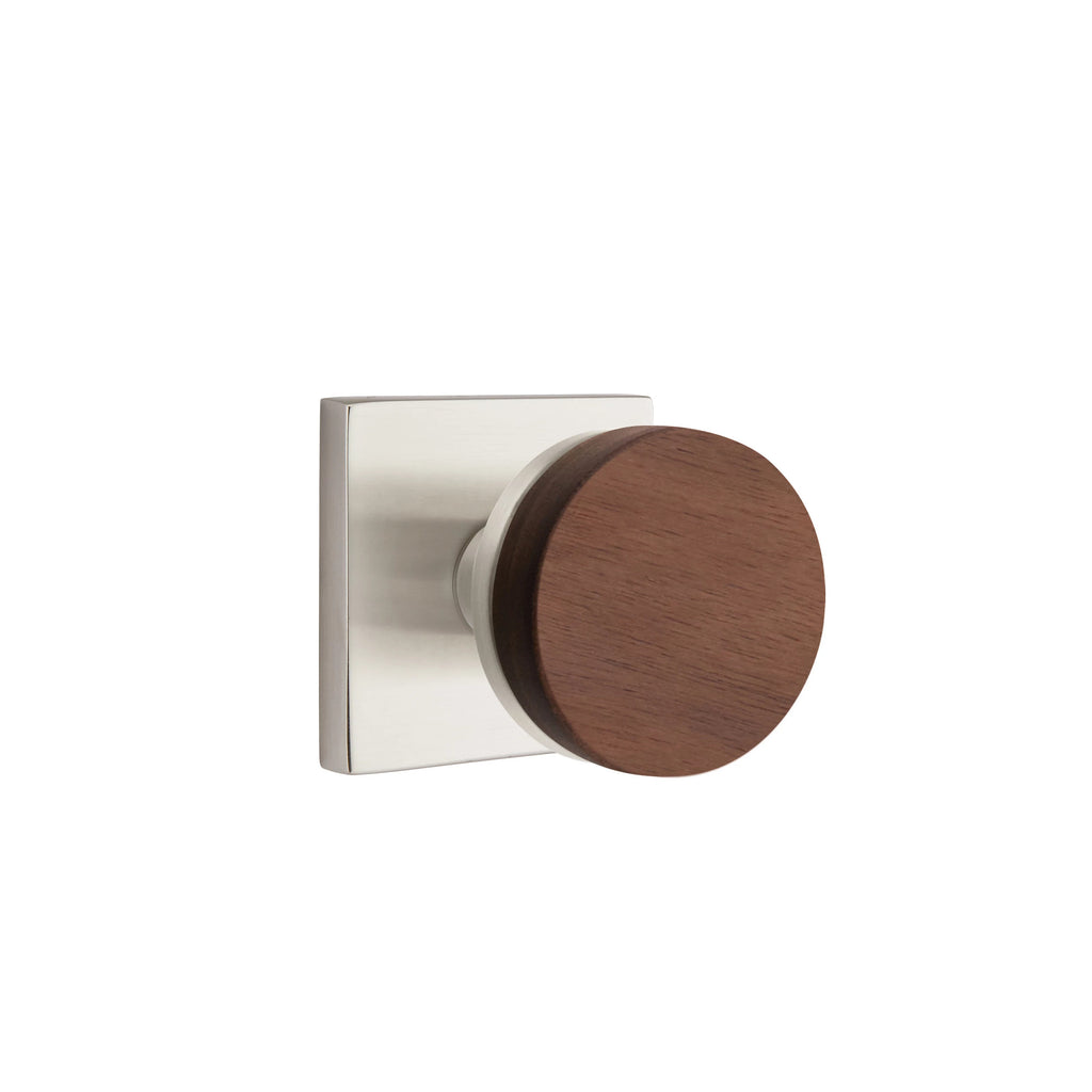 Níquel Satinado · Square Rosette